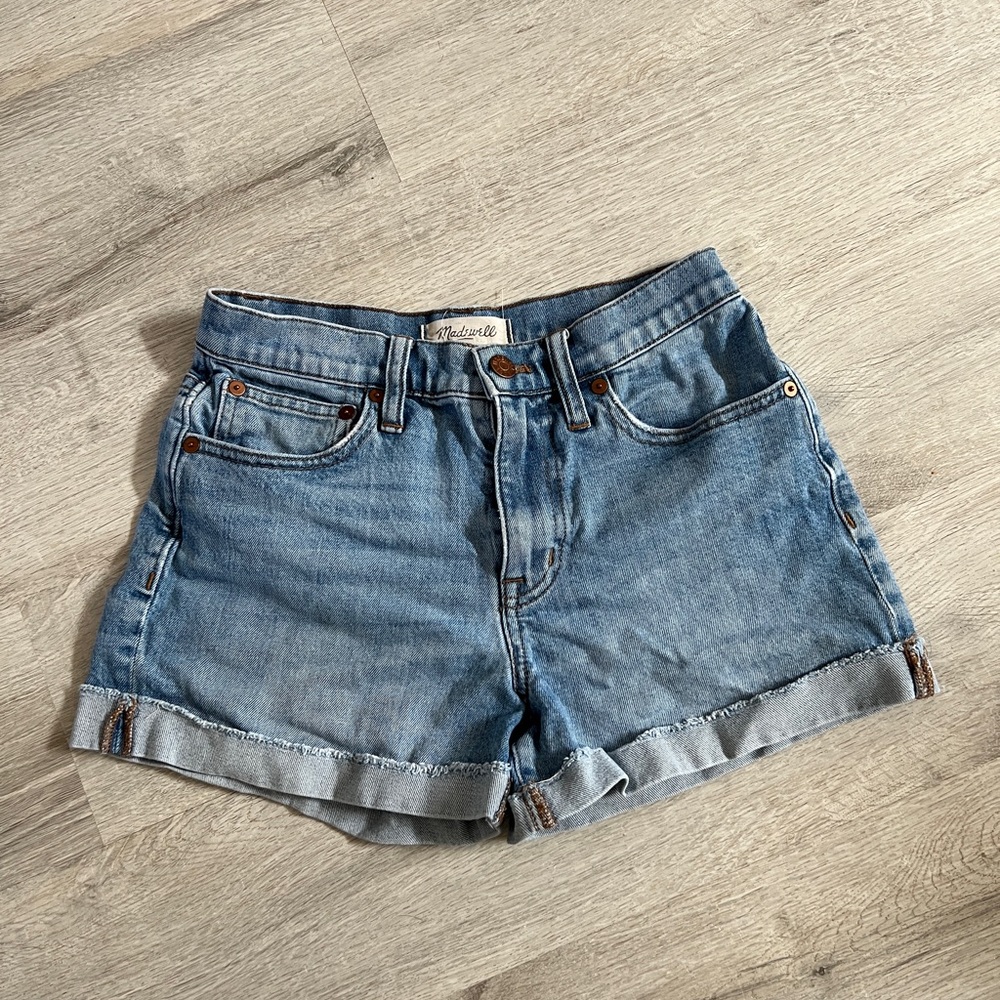 Madewell High Waist Denim Shorts